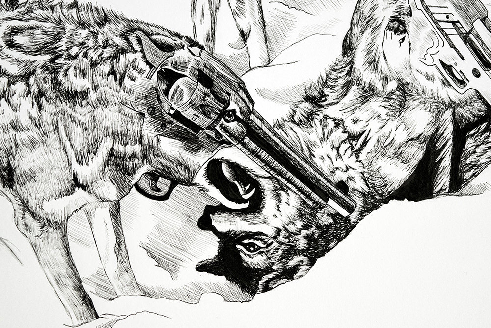 Manipulated Evolution Detail, Gun Dog Head 2