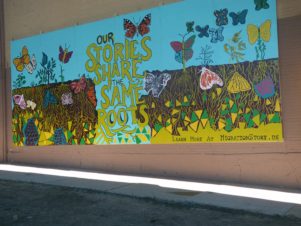 Mural Art about Migration and Shared Experience