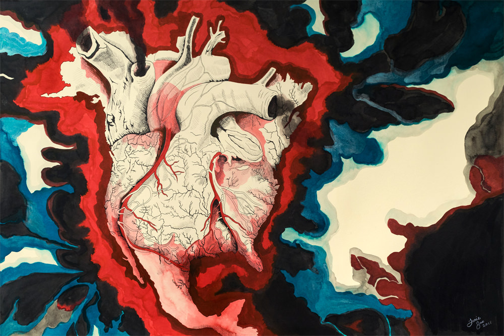 Bleeding Heart Colorized