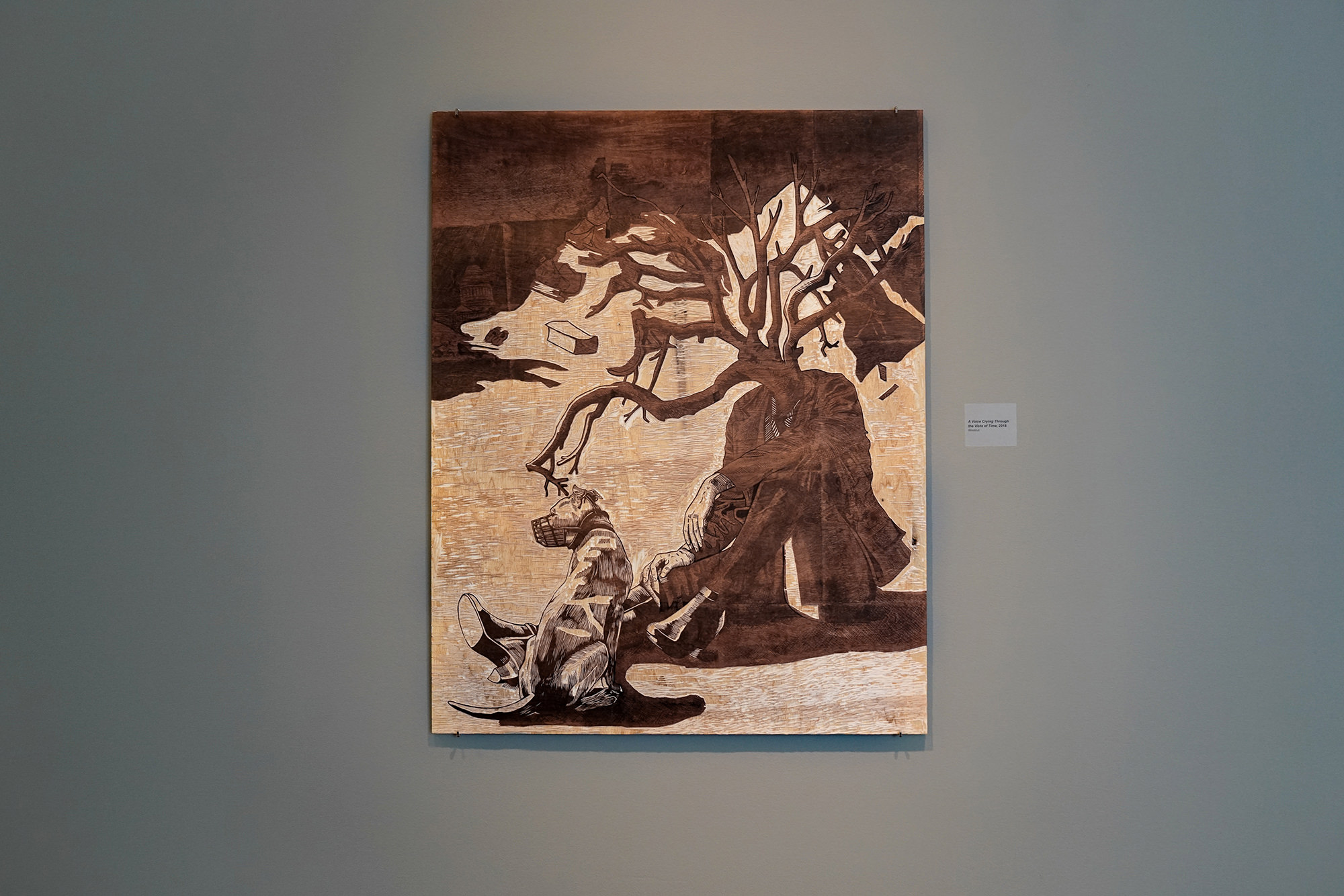 Survival Tools - Museum of Wisconsin Art - Woodcut Gundog 7