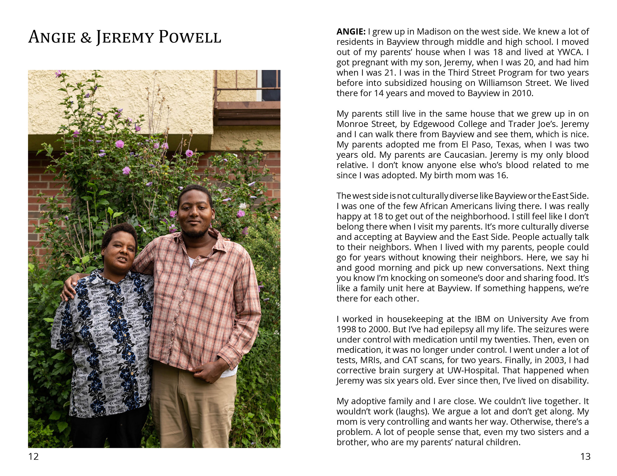 Bayview affordable housing oral histories