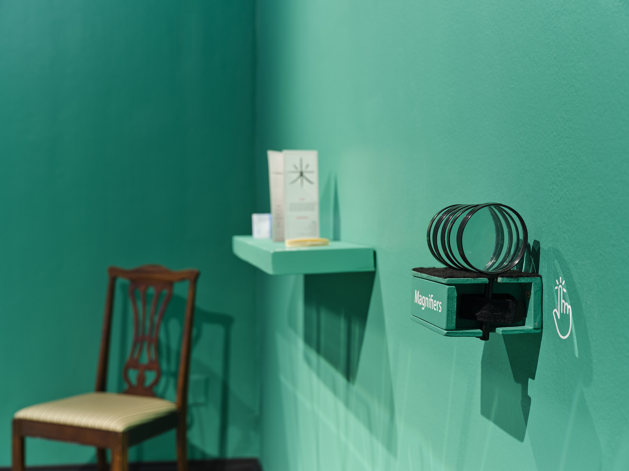 woodcut installation contemporary art gallery