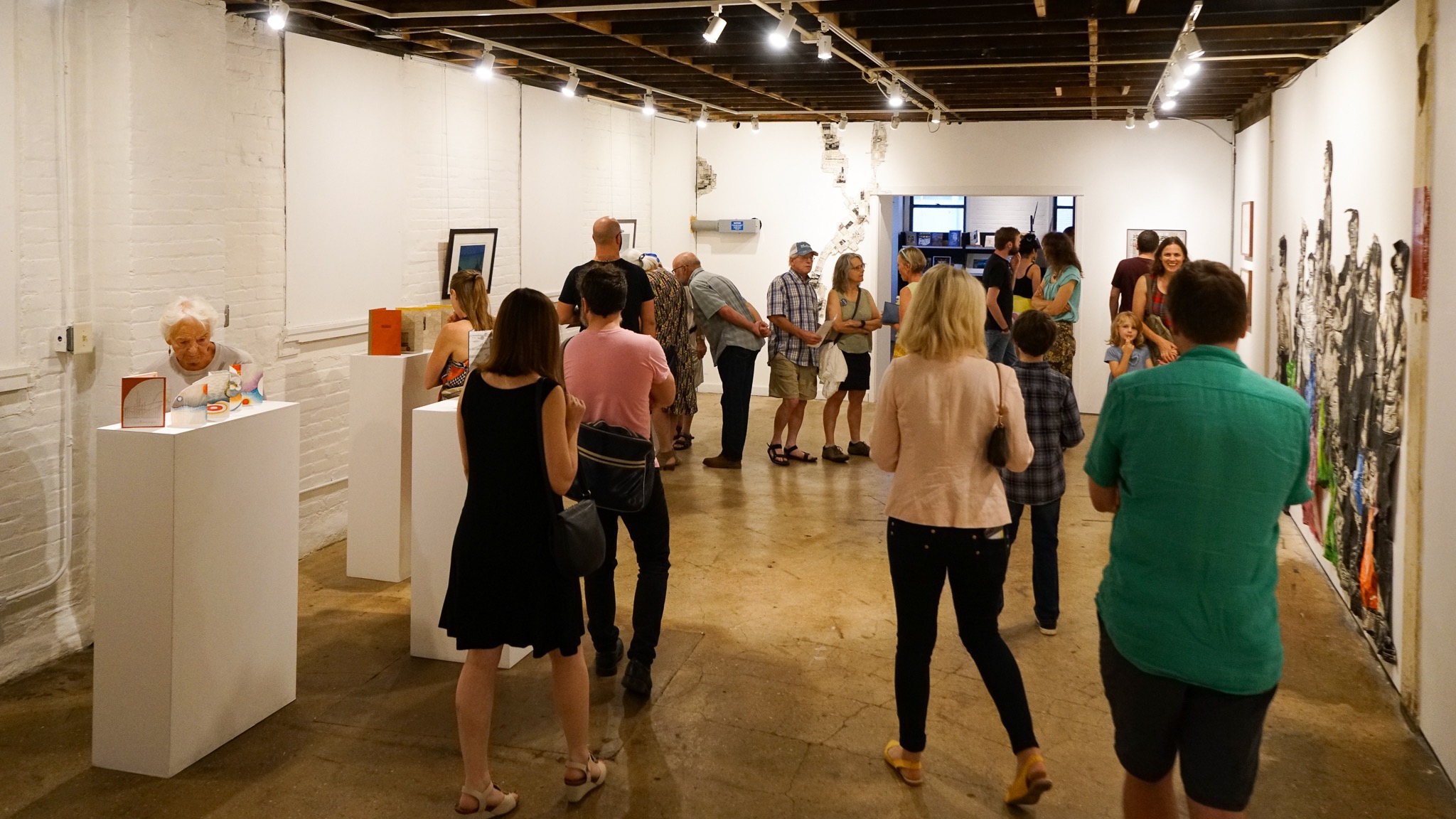 Contemporary art printmaking show in Madison Wisconsin